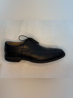 Florsheim Black Leather Derby Lace-Up Shoes
